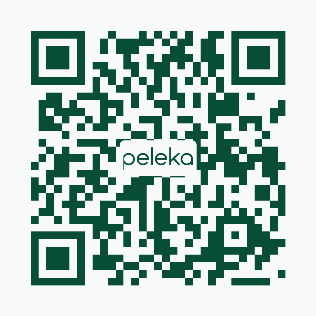 QR code to download the Peleka app